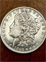 1882 Morgan Silver Dollar O PL Uncirculated MS65