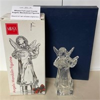 Mikasa Crystal Angelic "Mandolin" Figurine,w/Box