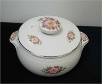 Vintage Halls superior quality kitchenware rose