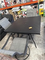 OUTDOOR TABLE AND 3 CHAIRS RETAIL $650