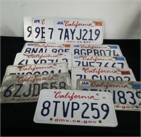 California license plates