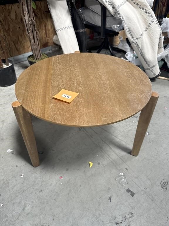 WOOD SIDE TABLE RETAIL $200