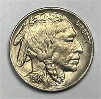 1938-D Buffalo Nickel Brilliant Uncirculated BU