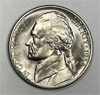 1938-S Jefferson Nickel Gem Brilliant Uncirculated