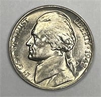1942-D Jefferson Nickel Brilliant Uncirculated BU