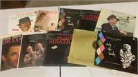 (10) Vintage Frank Sinatra Music Records