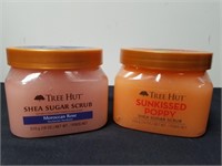 Two new 18 Oz jars of tree hut Shea sugar scrub