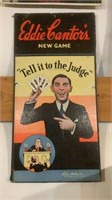 Eddie Cantor’s Tell It To The Judge Game Board