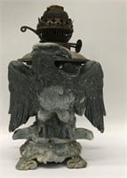 Figural Eagle Oil Lamp