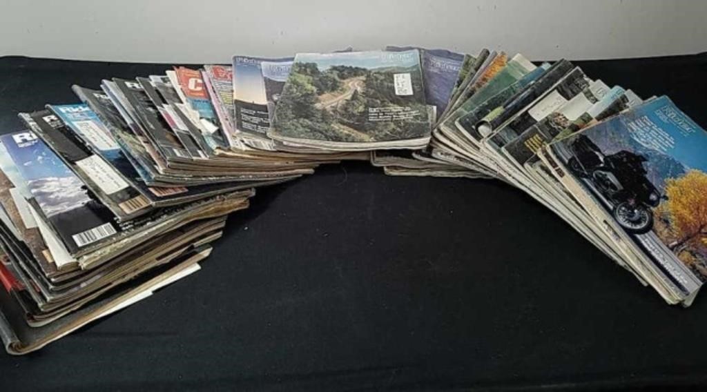 Large group of vintage Rider magazines
