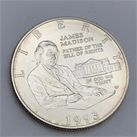 1993 James Madison Half Dollar