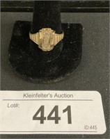 10K Gold 1960 Class Ring.
