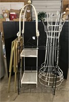 Metal Tiered Plant, Garden Stands, TV Trays.