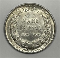 1920 Maine Silver Commemorative Half AU