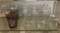 (12) Vintage Coca-Cola Drinking Glasses