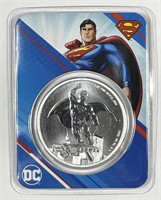 Superman DC Comics 1 oz Silver Samoa
