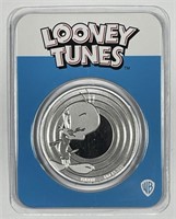 Tweety Bird Looney Tunes 1 oz Silver Proof Samoa