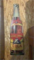 Vintage RC Royal Crown Cola Bottle Sign