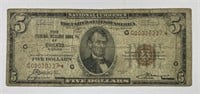 1929 $5 Federal Reserve Chicago * STAR * Fr#1850G