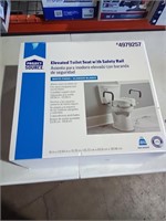 Project Source Elevated Toilet Seat With Safety