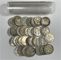 AUSTRALIA: Lot Of 50 Silver 6 Pence