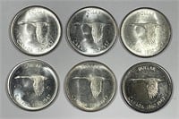 CANADA: Flock of 1967 Silver Centennial Dollars BU