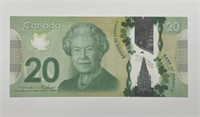 CANADA: 2012 $20 Twenty Dollar Polymer Note CU