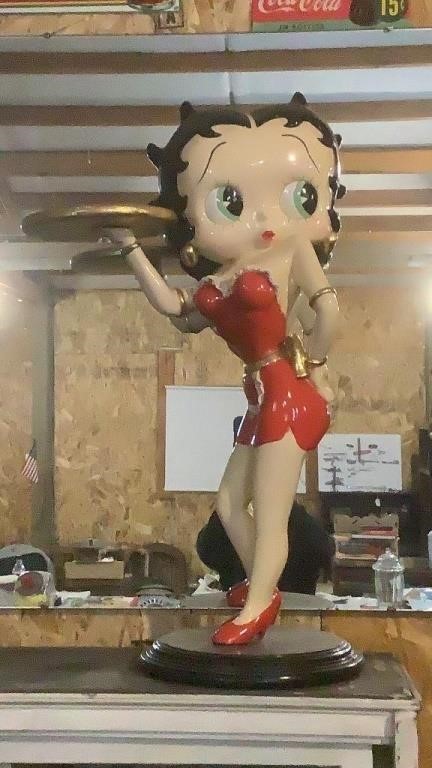 Gorgeous 36” Betty Boop Diner Waitress Statue