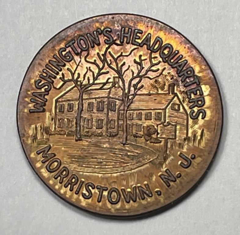 Washington's HQ Morristown NJ Struck on 1976 Cent