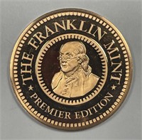 1999 Franklin Mint Worlds Fair Money Proof Medal
