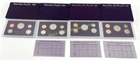 (4) US Mint Proof Sets 1984-87-88-89