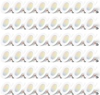 Amico 5/6 Inch 5cct Led Recessed Lighting 48 Pack,
