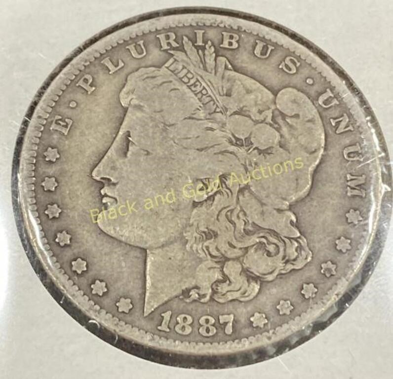 1887-O Morgan Peace Dollar