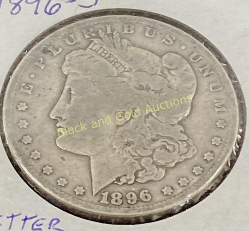 1896-S Morgan Peace Dollar