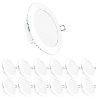 Sunco 12 Pack 6 Inch Ultra Thin Led Recessed Light
