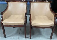 11 - PAIR OF MATCHING OCCASIONAL CHAIRS