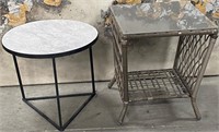 11 - LOT OF 2 ACCENT TABLES
