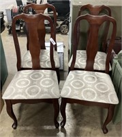 4 Upholstered Dining Chairs.