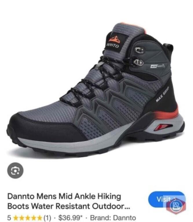 New (11 pairs) Dannto Mens Mid Ankle Hiking Boots