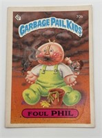 1985 Topps Garbage Pail Kids #70b Foul Phil!