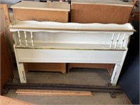 Twin Size Bed Headboard, Partial Frame