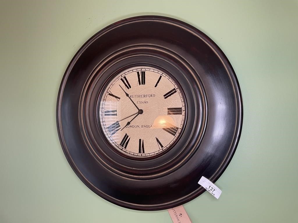 Ruthford Clock wall clock