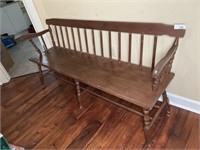 Vintage "courting bench"