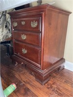 3 Drawer cherry side table