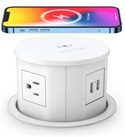 Automatic Pop up Power Outlet Space saver