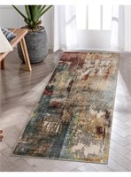 Lahome Modern Abstract Runner Rug 2x4.3"
