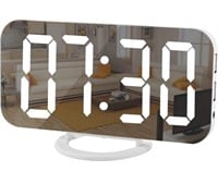 Digital Clock LED Electric Alarm Clocks Mirror