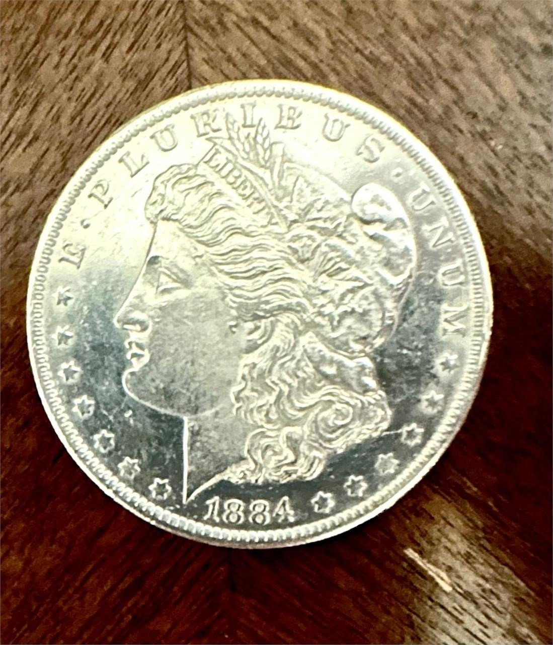 1884 Morgan Silver Dollar O Proof - Like MS65
