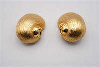 Pair of Seashell Clip on Earrings