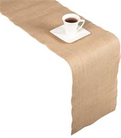 Two Jucos Burlap Table Runners 12 Inch X 72 Inch